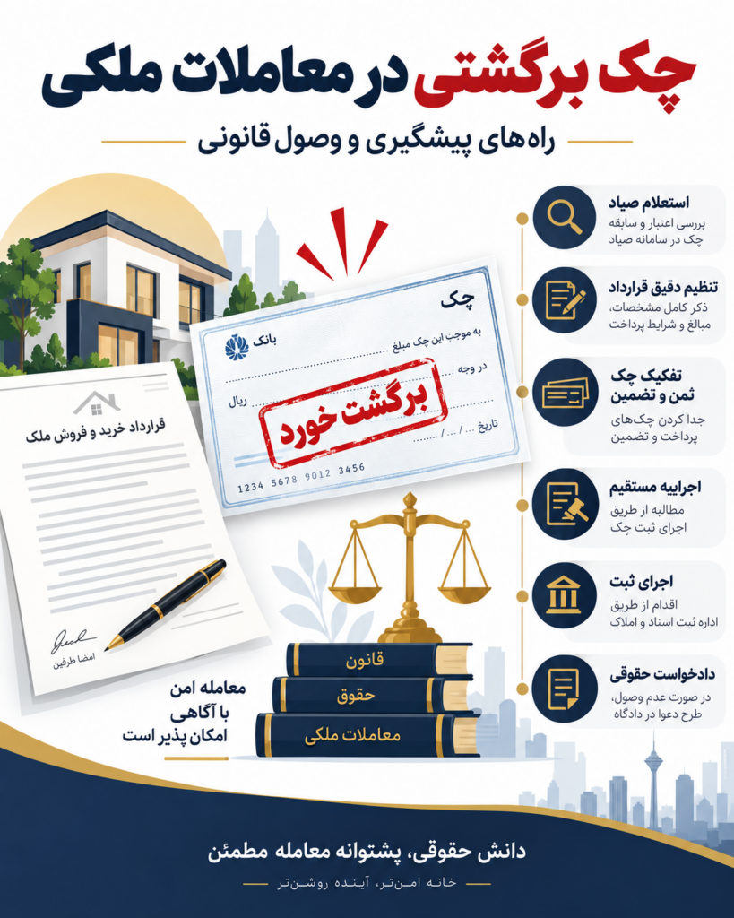 چک برگشتی در معاملات